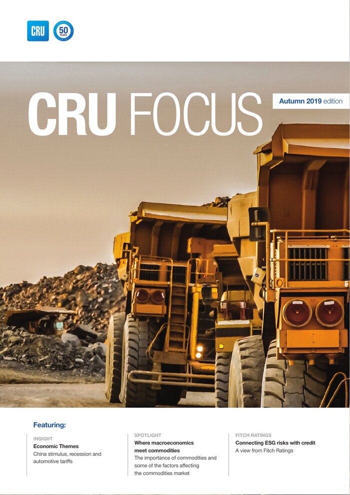 CRU Focus magazine cover, Autumn 2019 edition