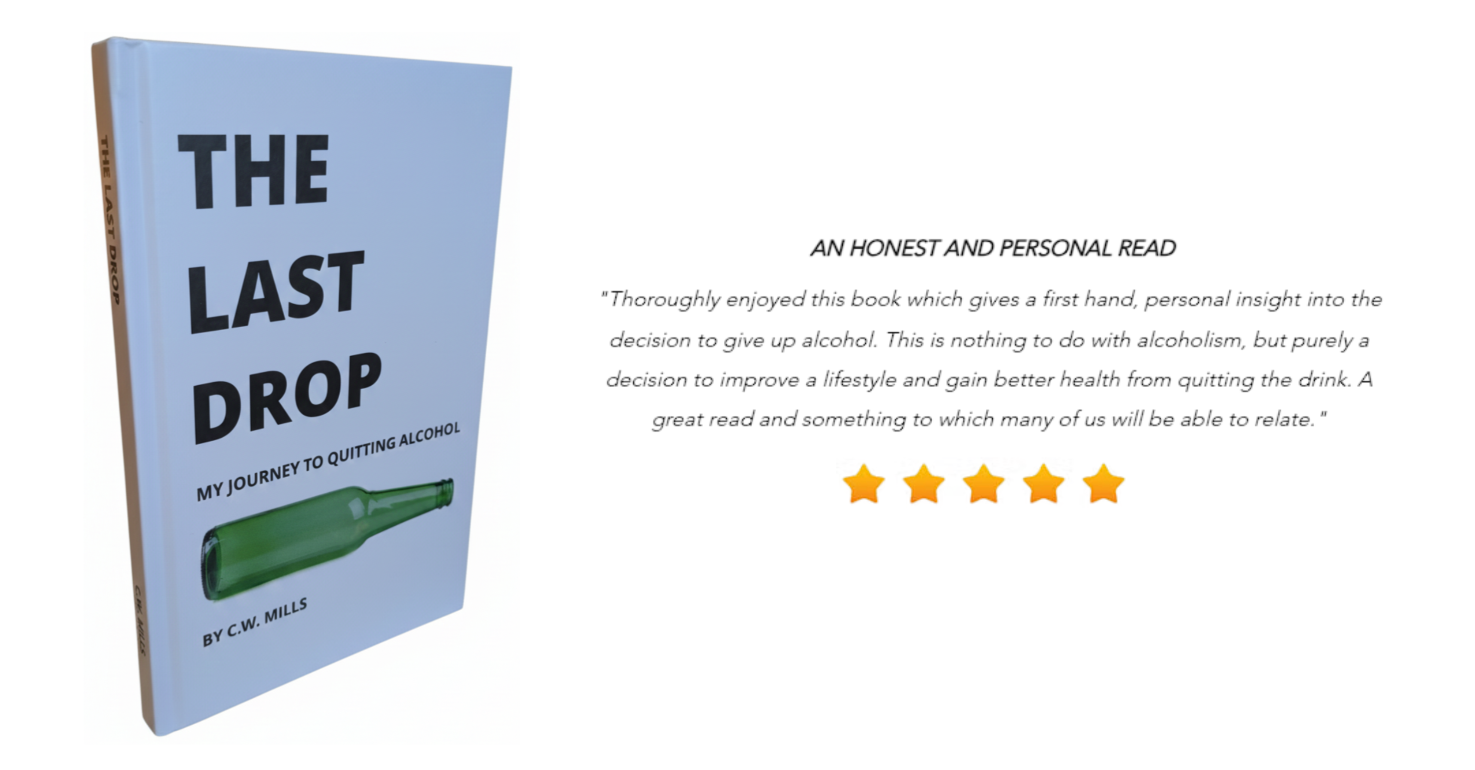 The Last Drop book cover with a reader review